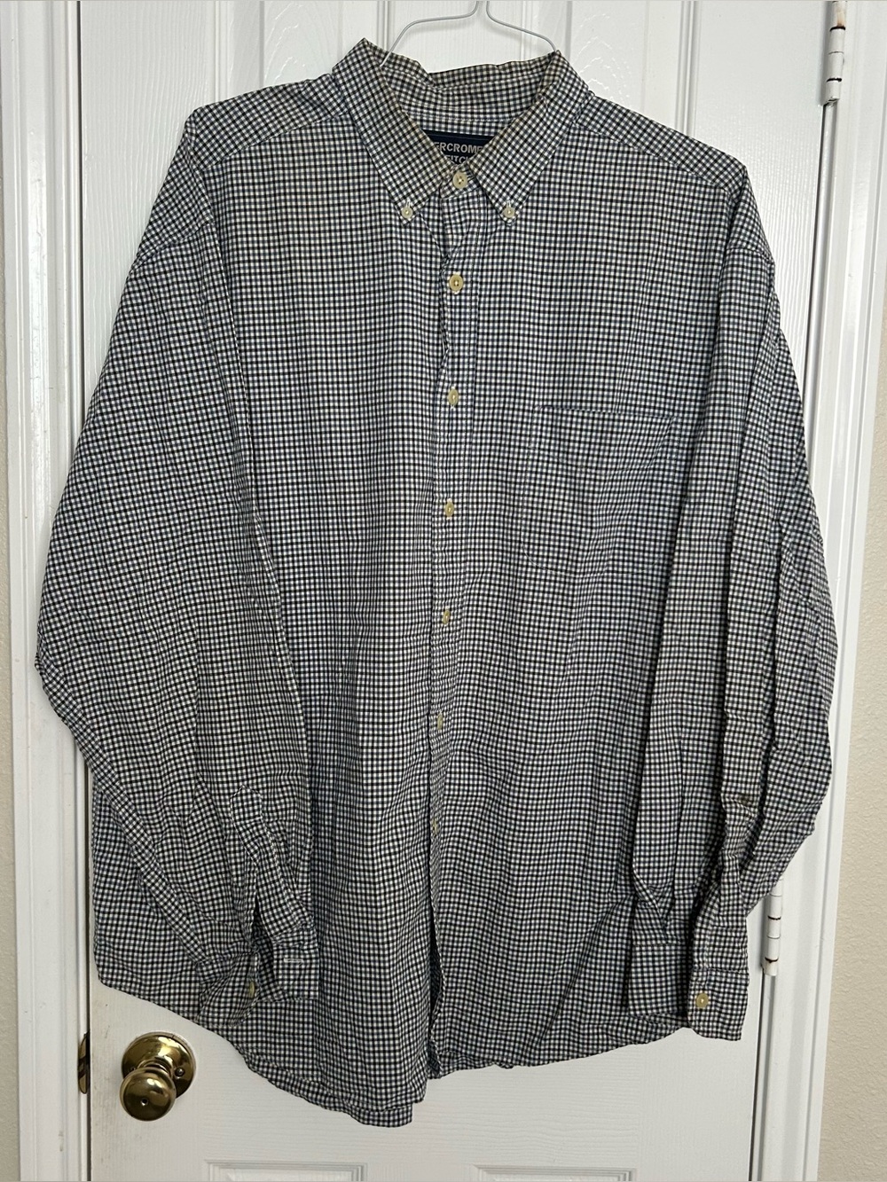 Vintage 90s Y2K Abercrombie & Fitch Men’s Button Up Shirt Size XL Flannel